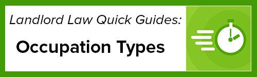 Ocupation Types Quick Guide